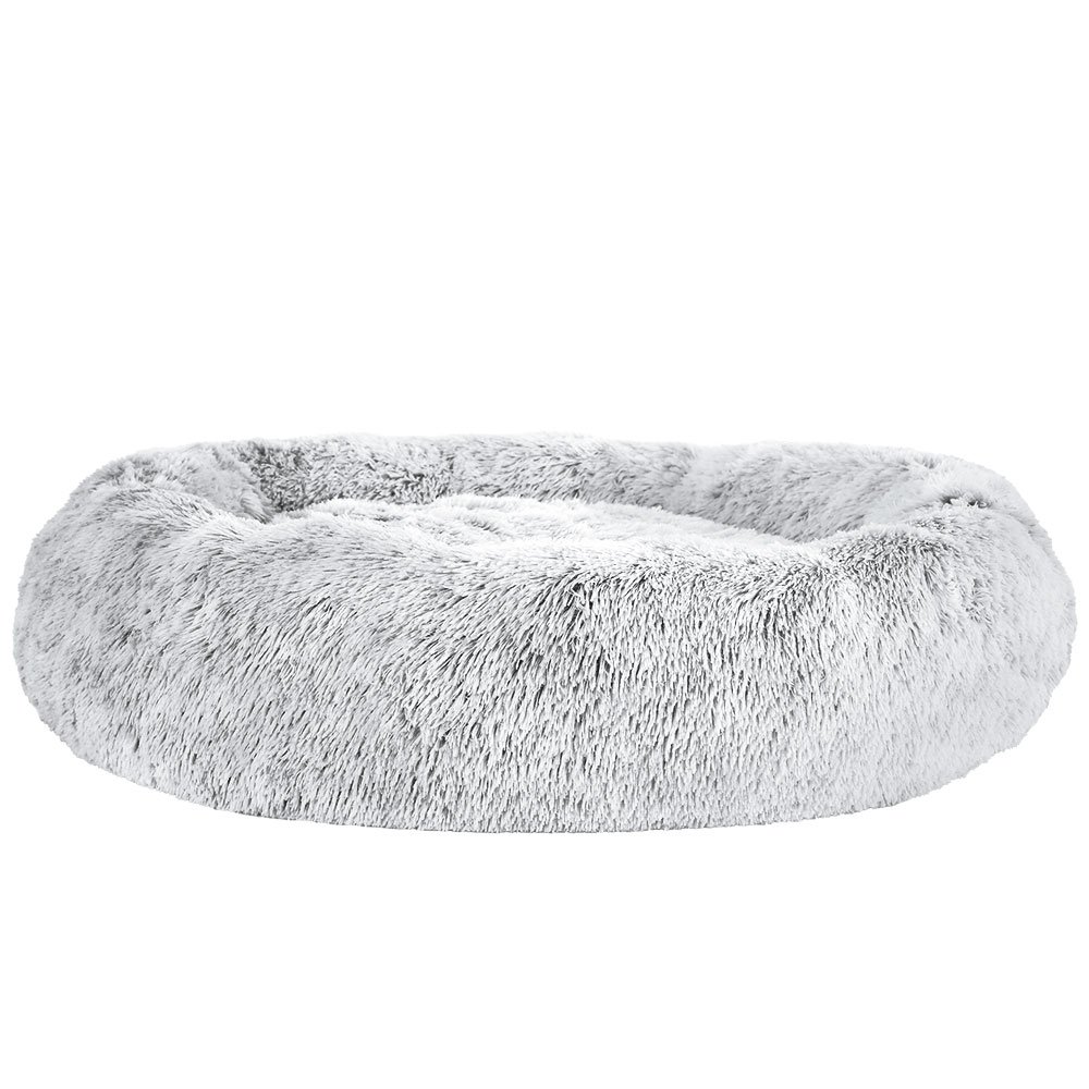i.Pet Pet Bed Dog Cat 110cm Calming Extra Large Soft Plush Light Charcoal - Image 8