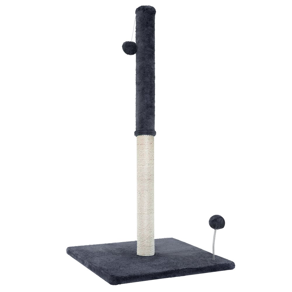 i.Pet Cat Tree 105cm Scratching Post Scratcher Tower Condo House Hanging toys Grey - Image 8