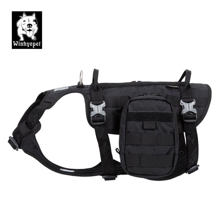 Whinhyepet Military Harness Black XL - Image 2