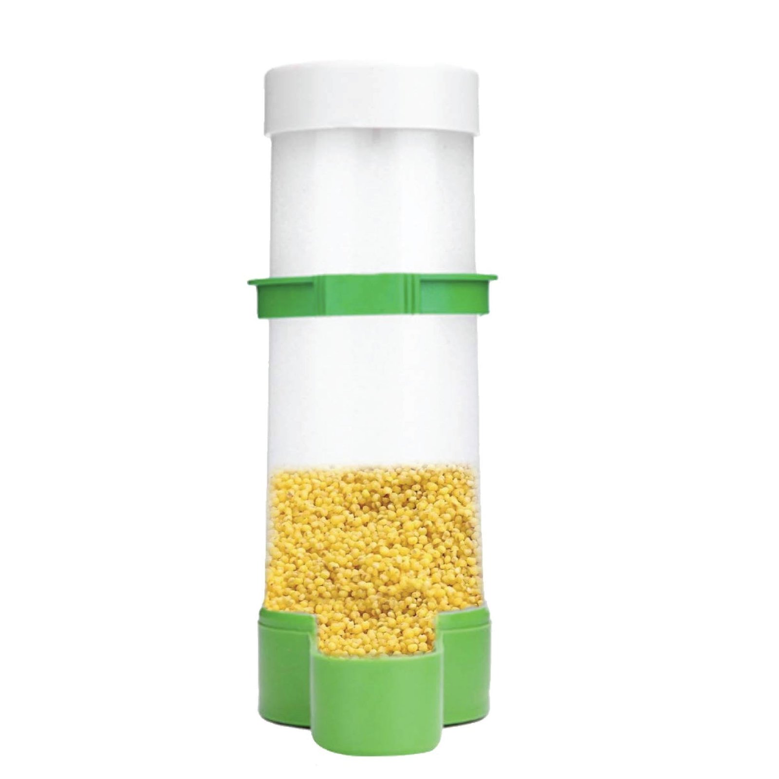 Bird Cage Food Dispenser Feeder Automatic Pet Parrot Budgie Cockatiel Aviary - Image 2