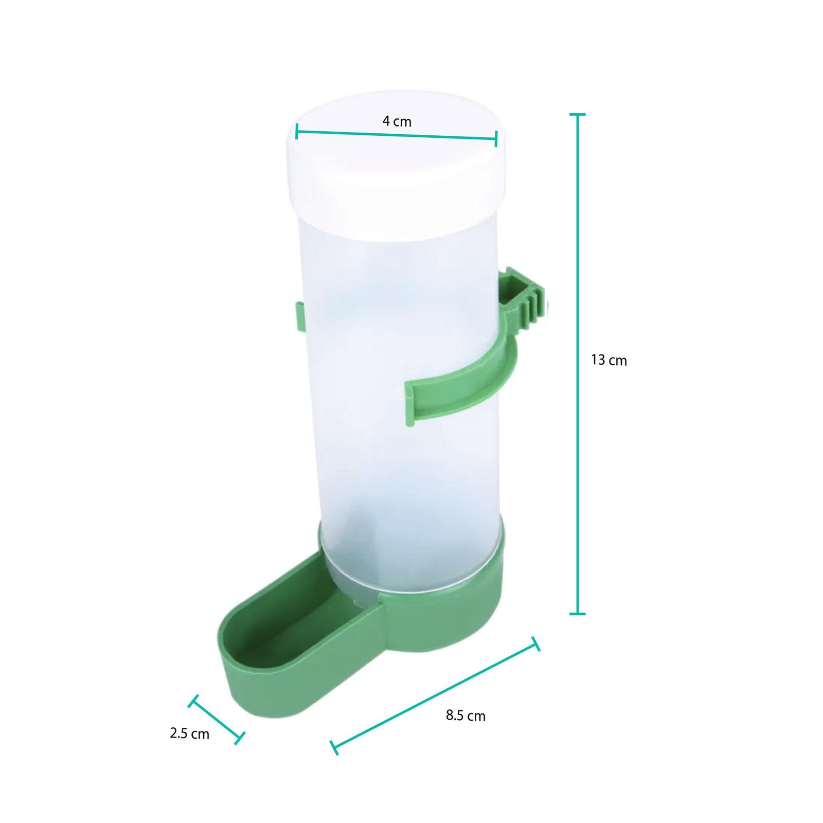 Bird Cage Food Dispenser Feeder Automatic Pet Parrot Budgie Cockatiel Aviary - Image 3