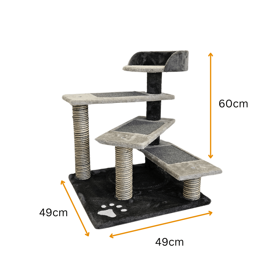Petwiz Multi Level PawPal Scratching Post Cat Tree - Image 7