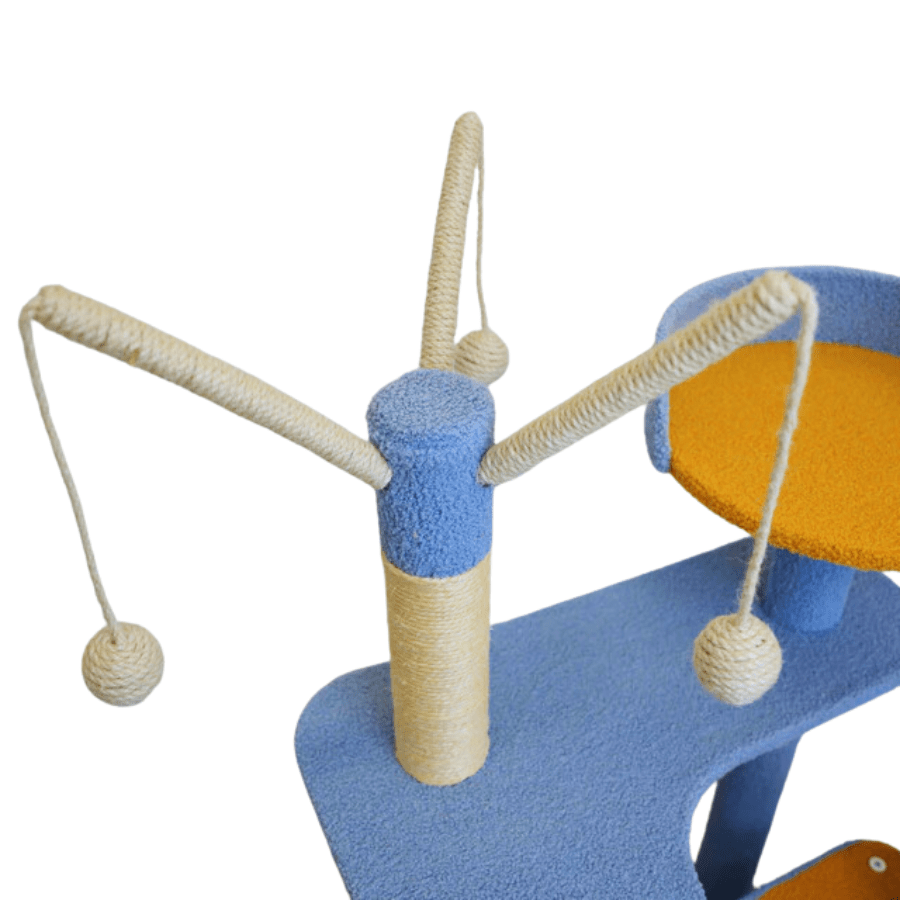 Petwiz KityKat Playland Cat Tree Scratching Post Pole - Image 3
