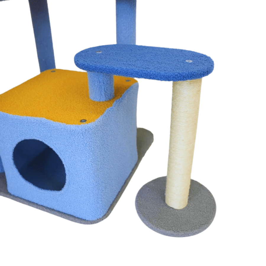 Petwiz KityKat Playland Cat Tree Scratching Post Pole - Image 4