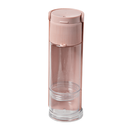 12x Ribbed Portable Pet Bottle in White - Image 2