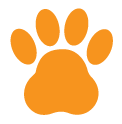 orange-paw-vector