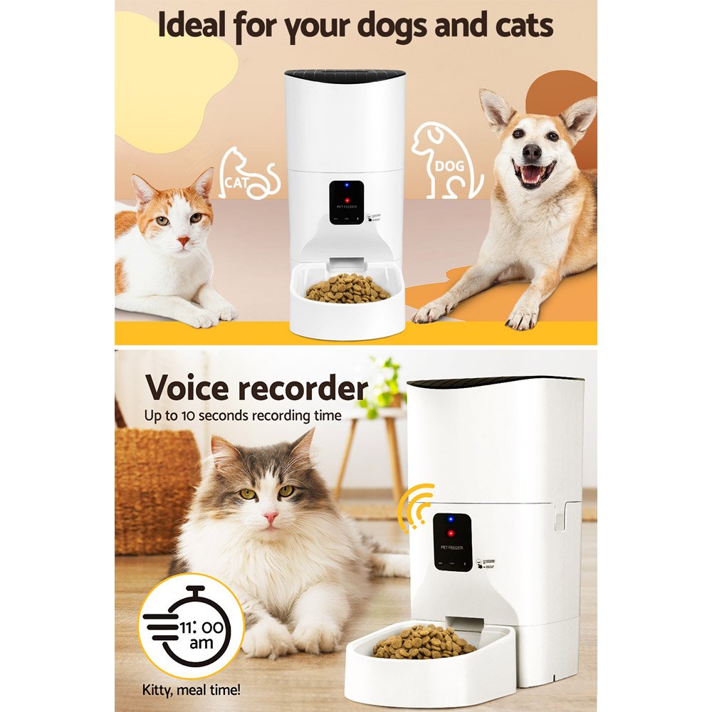i.Pet Automatic Pet Feeder 9L Wifi Auto Dog Cat Feeder Smart Food Dispenser Timer - Image 6