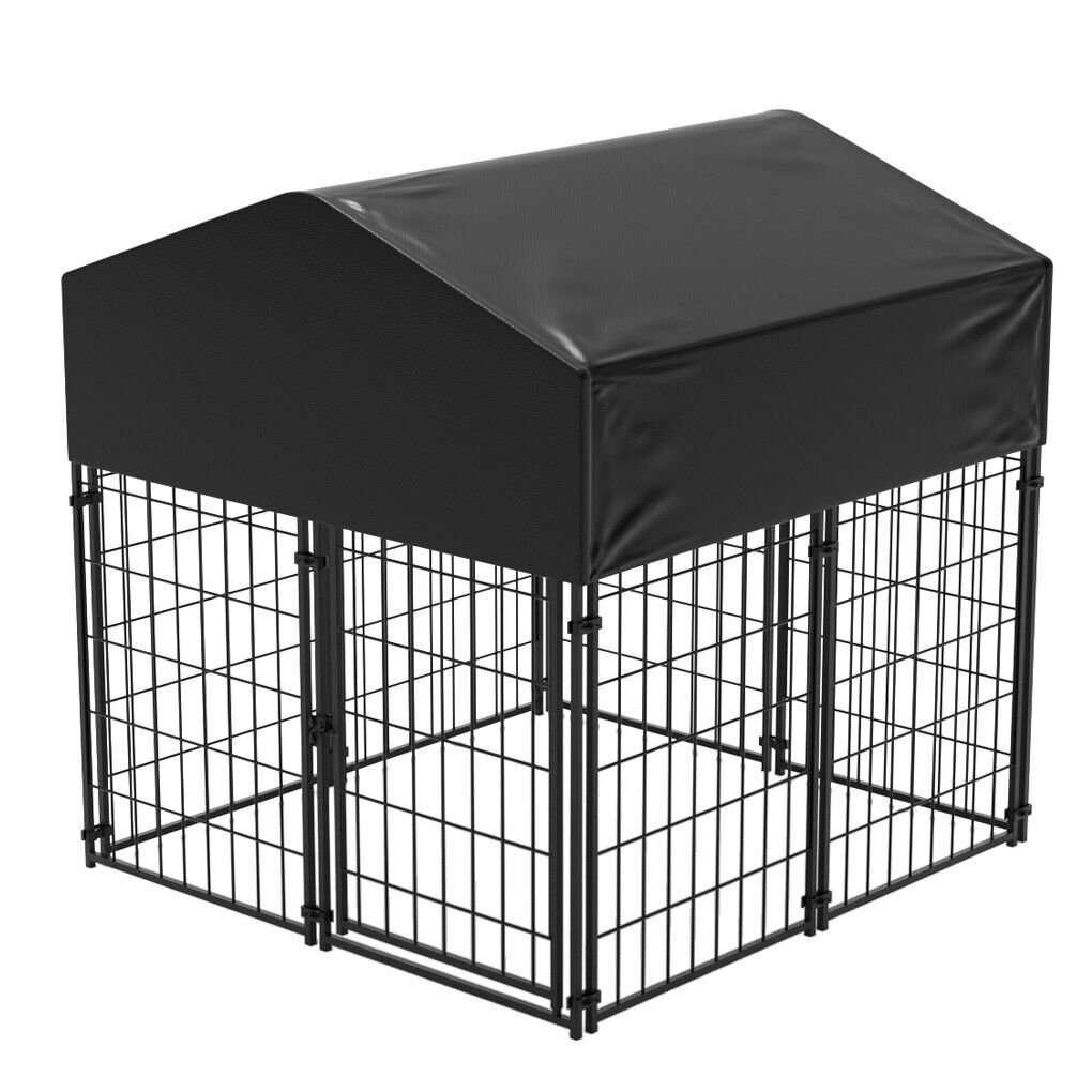 Extra Large Welded Wire Dog Kennel Outdoor Heavy Duty Crate Cage - Image 3