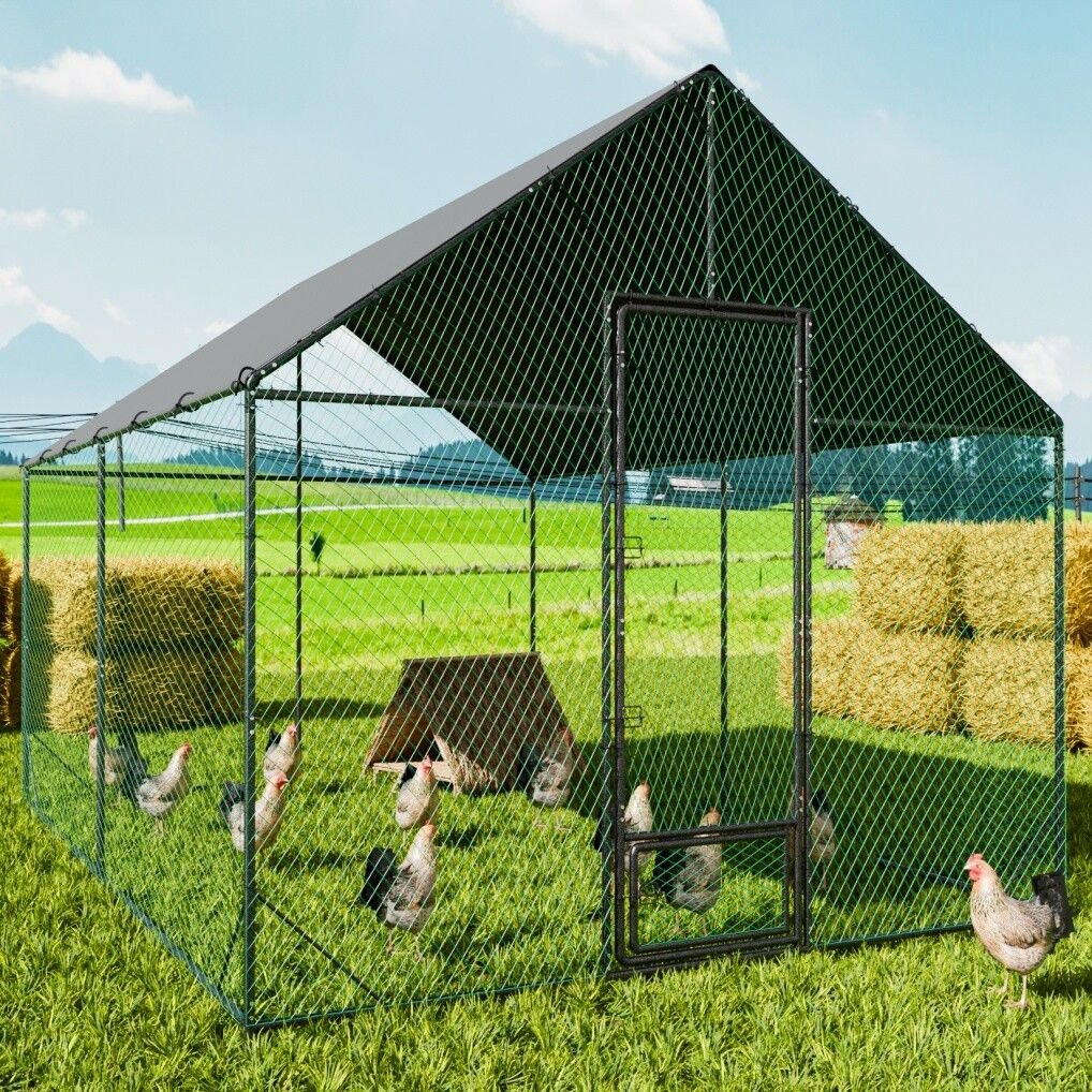 XL Chicken Coop 276x405x300cm Large Hen House Cage - Image 3